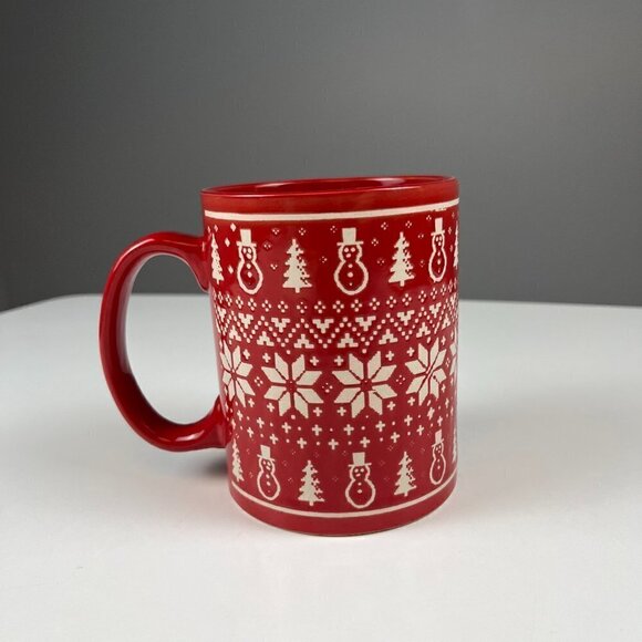 Bread + Butter mug Christmas cup red white - Picture 1 of 8